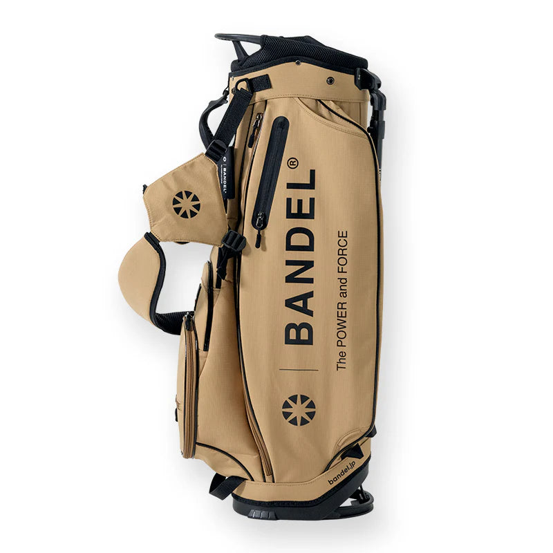 BANDEL × elitegrips D-Type 9.5inch キャディバッグ BGE-6SCB スタンド仕様 軽量 / BEIGE