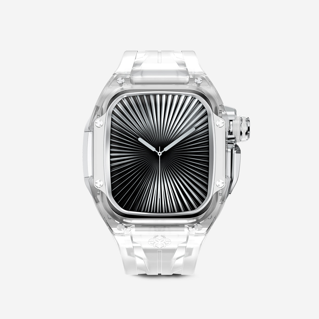 GOLDEN CONCEPT ゴールデンコンセプト Apple Watch Case / RSTRIII46 - CRYSTAL STEEL クリスタル スチール