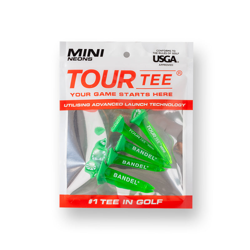 TOURTEE SHORT 5 pieces set BG-TTS01-5 ツアーティー ショート 5本 特殊ラバー加工 / Neon Green