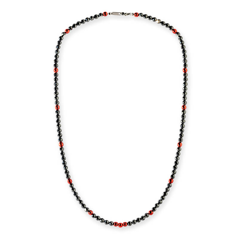 BANDEL バンデル Galaxy ギャラクシー Black×Red 磁気ネックレス HLCG-MA Black×Red