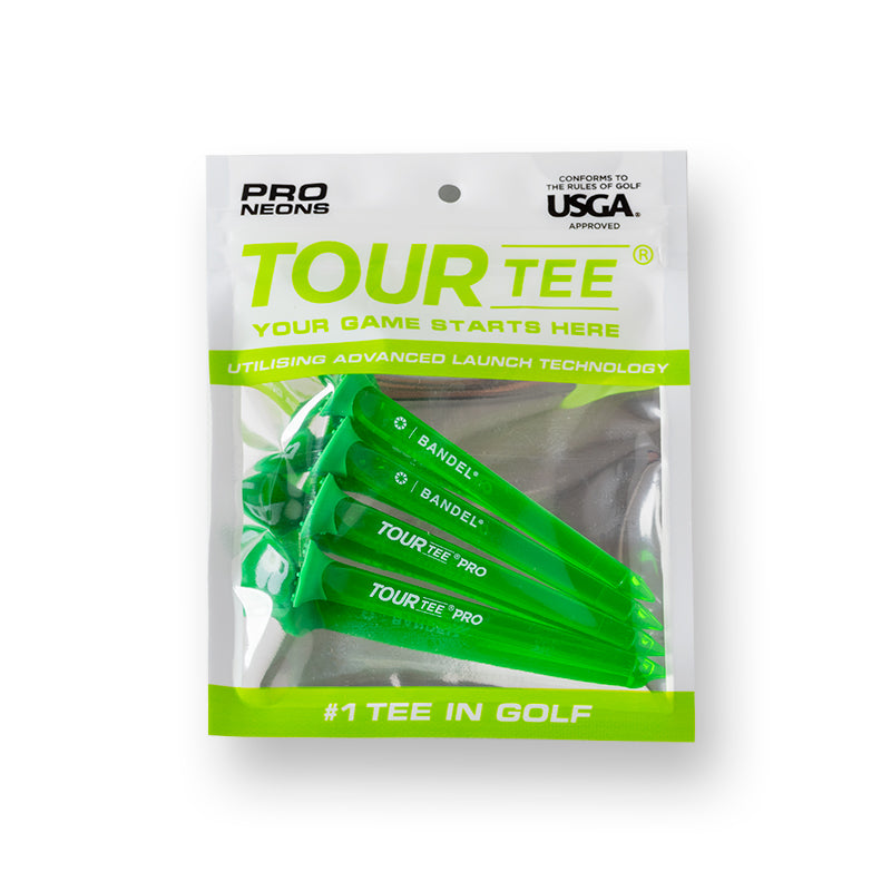 TOURTEE Pro 4 pieces set BG-TTP01-4 ツアーティー プロ 4本 特殊ラバー加工 / Neon Green
