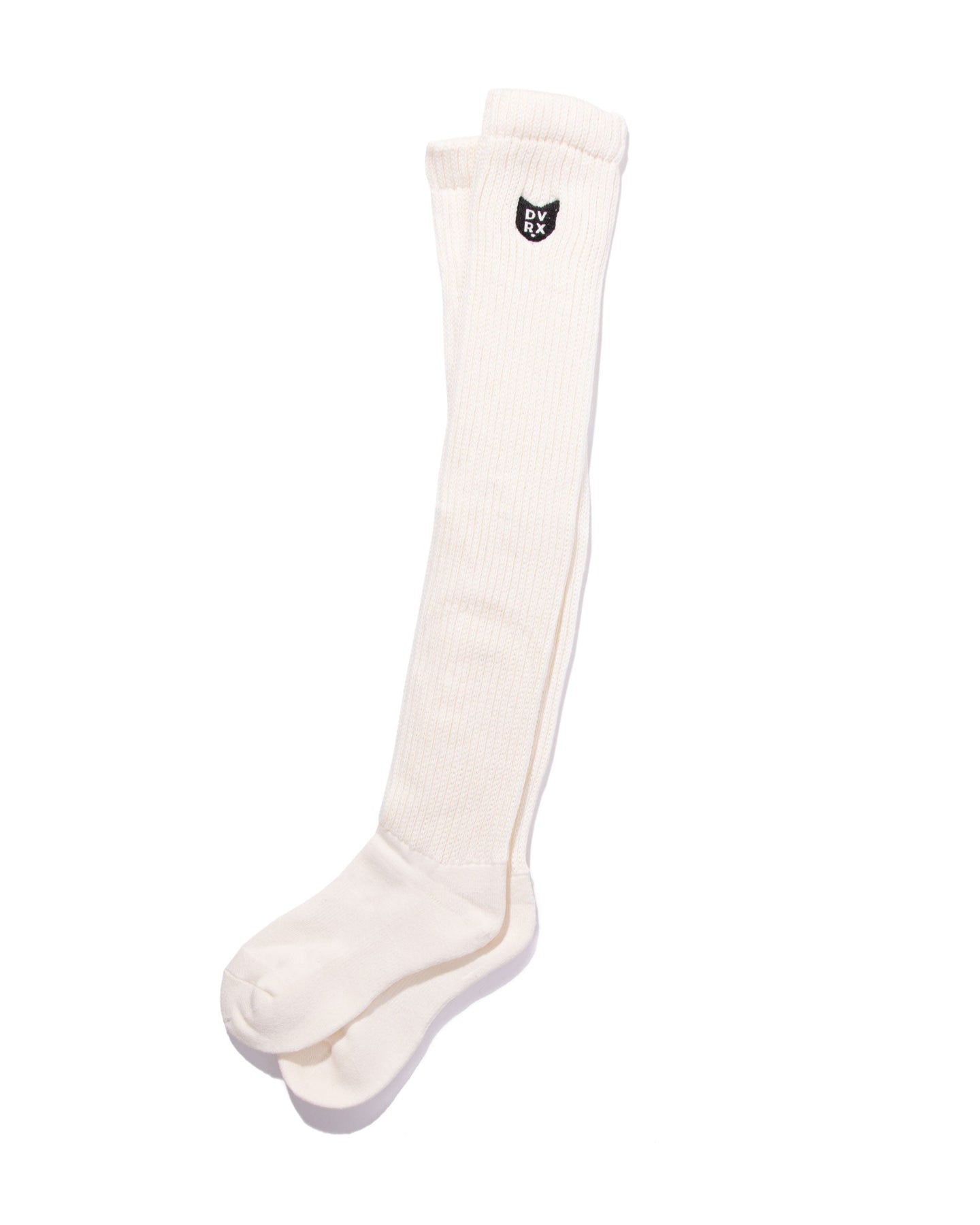 DEVEREUX GOLF デバローゴルフ WOMEN D Cat Loose Knit Socks 763474817-WHITE 763474817 WHITE