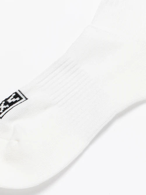 DEVEREUX GOLF MENS Back Logo Regular Socks 763572840-WHITE/BK