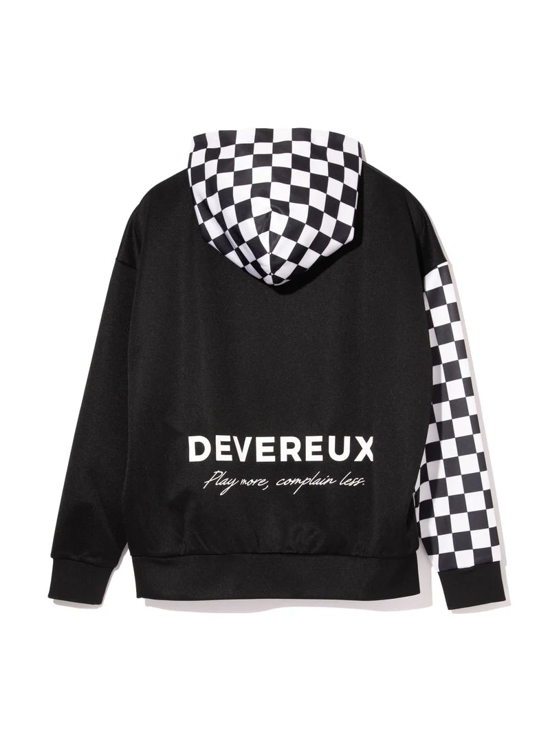 DEVEREUX GOLF The Major チェッカーフーディー 763572010-BLACK