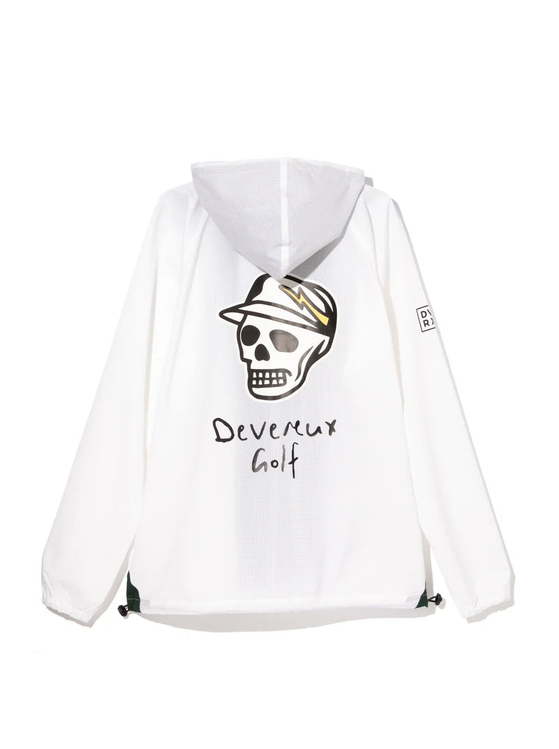 DEVEREUX GOLF Manic ドットエアーWRブルゾン 763572107-WHITE