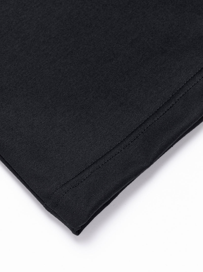 DEVEREUX GOLF Logo Assorted ロングスリーブ モックネックTシャツ 763572022-BLACK