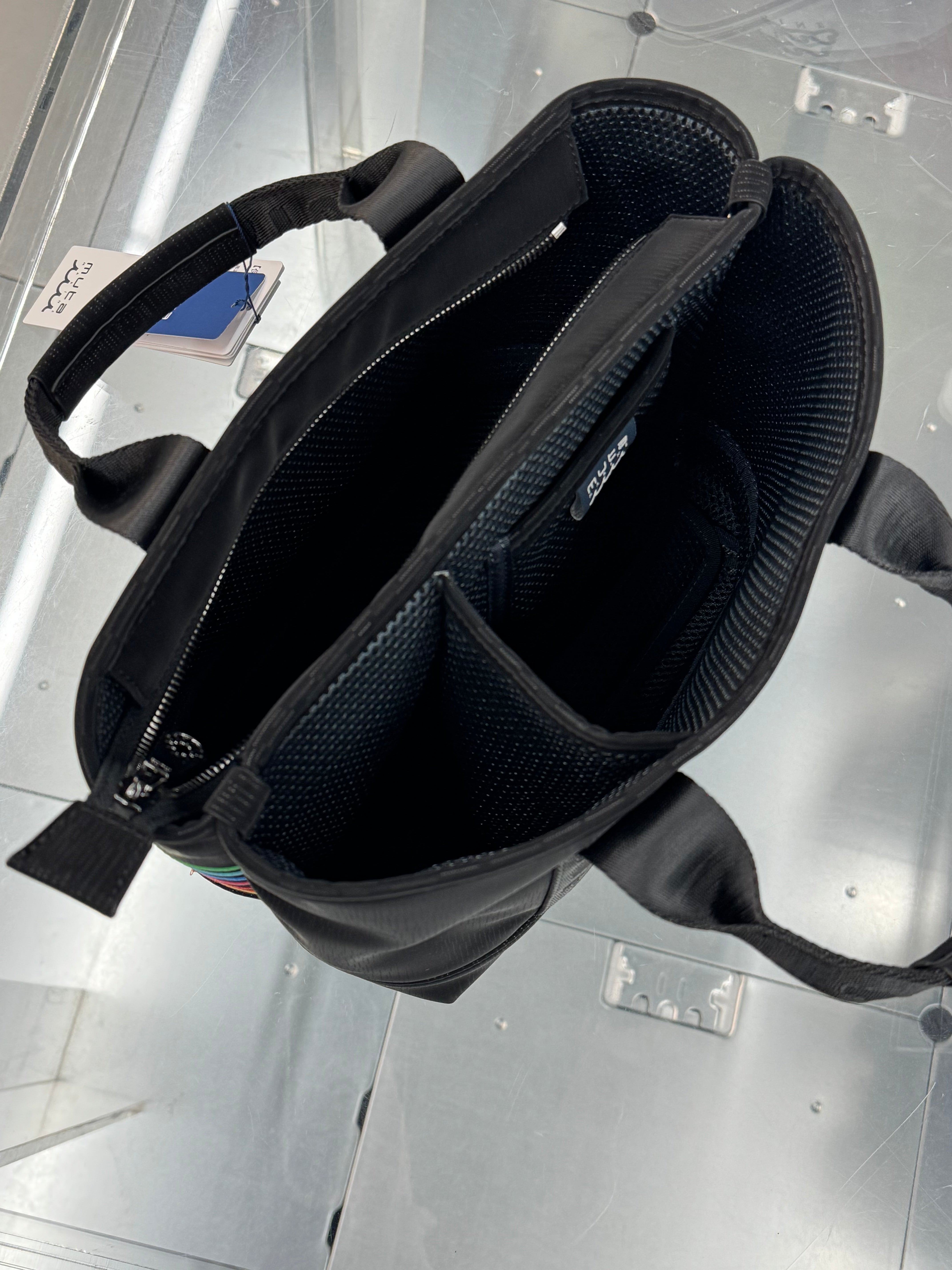 レインボー パーテーショントートバッグ