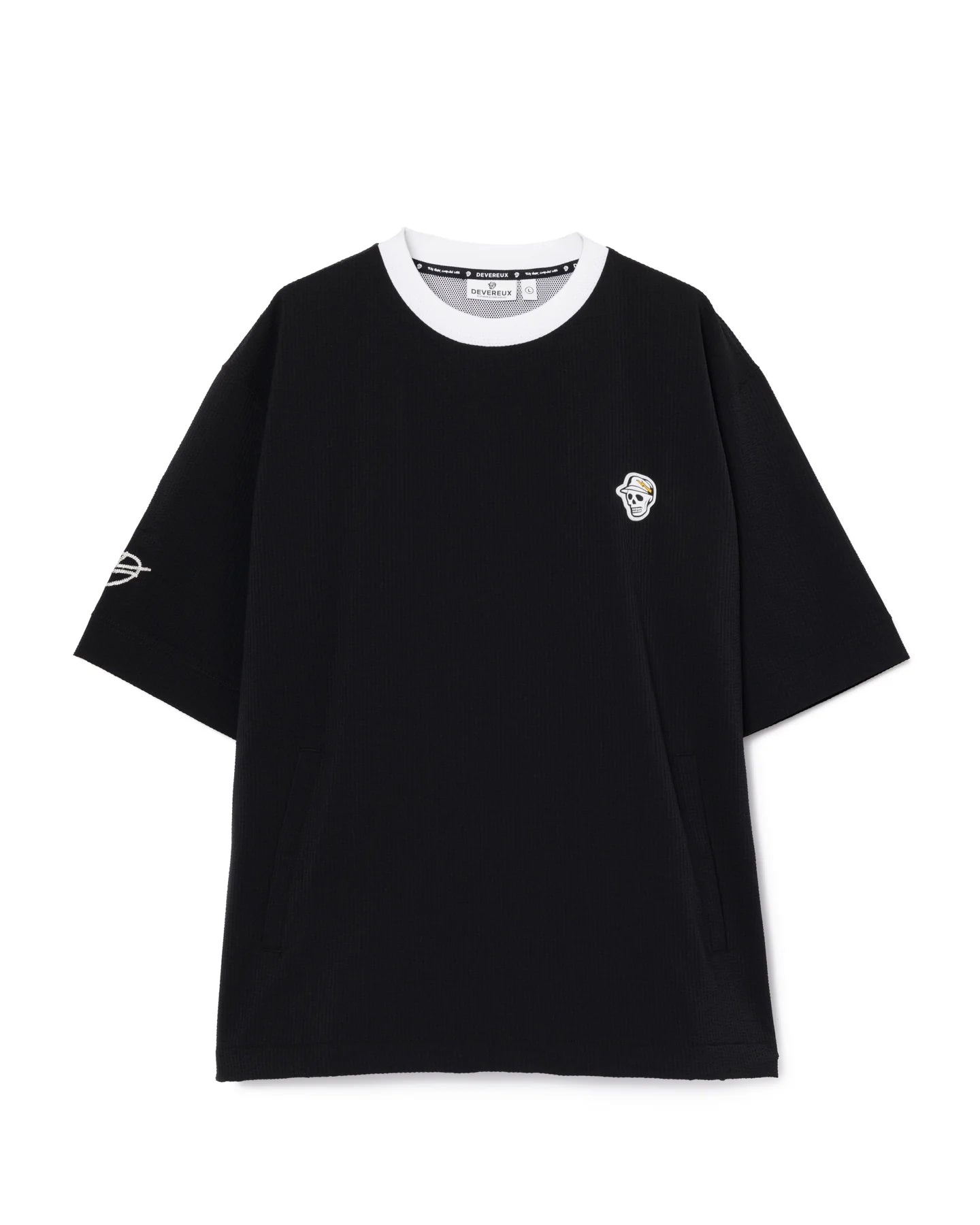 DVG Seersucker Shirt Blouson 075762017-BLACK