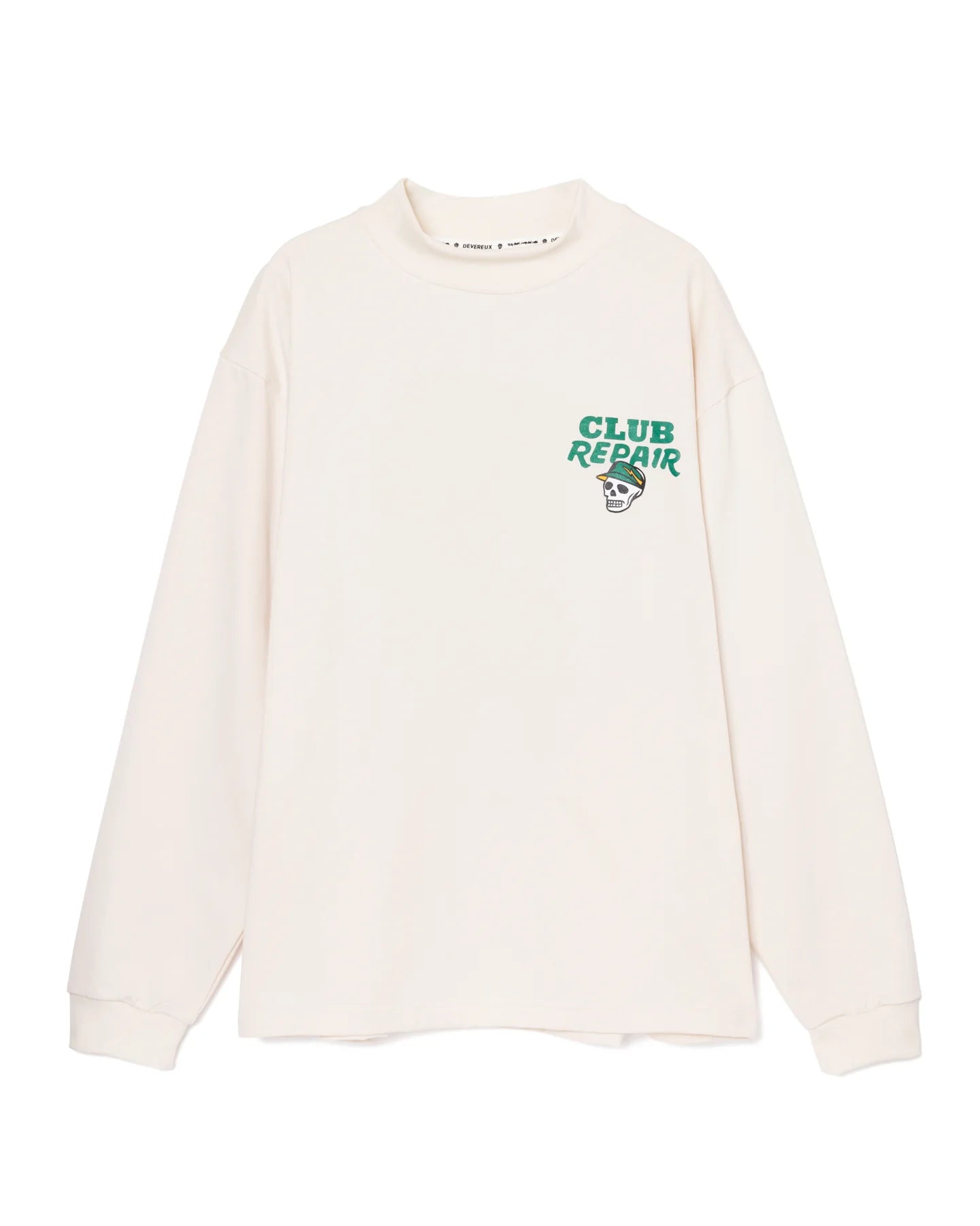 DVG Authentic Pile MOCK TEE 075762011-WHITE