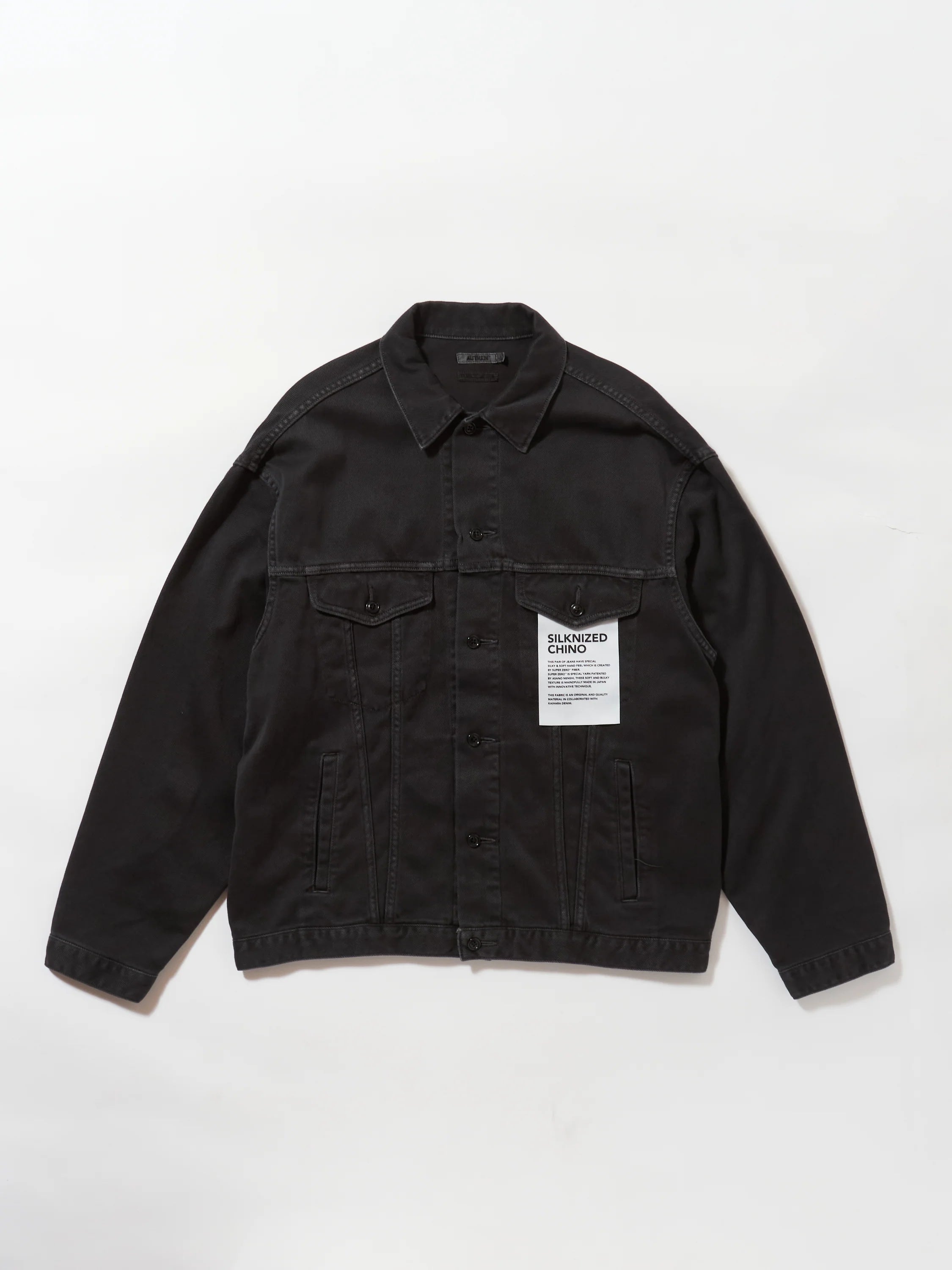 SILKNIZED CHINO TRUCKER JACKET (men)