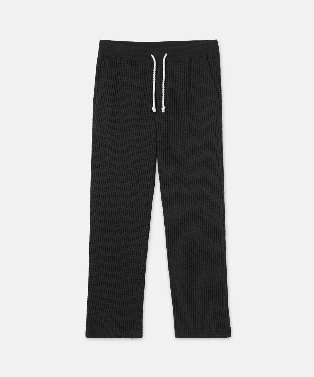 SEA GREEN ONI WAFFLE STRAIGHT PANTS