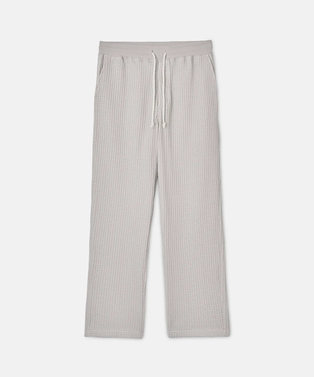 SEA GREEN ONI WAFFLE STRAIGHT PANTS