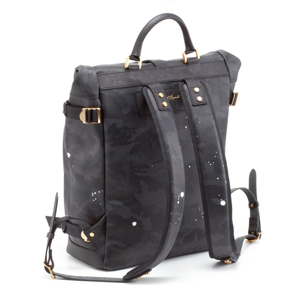 GENTIL BANDIT ジャンティバンティ ロールトップバックパック ブラックカモ GB1997-BP-BCM BLACKxCAMO