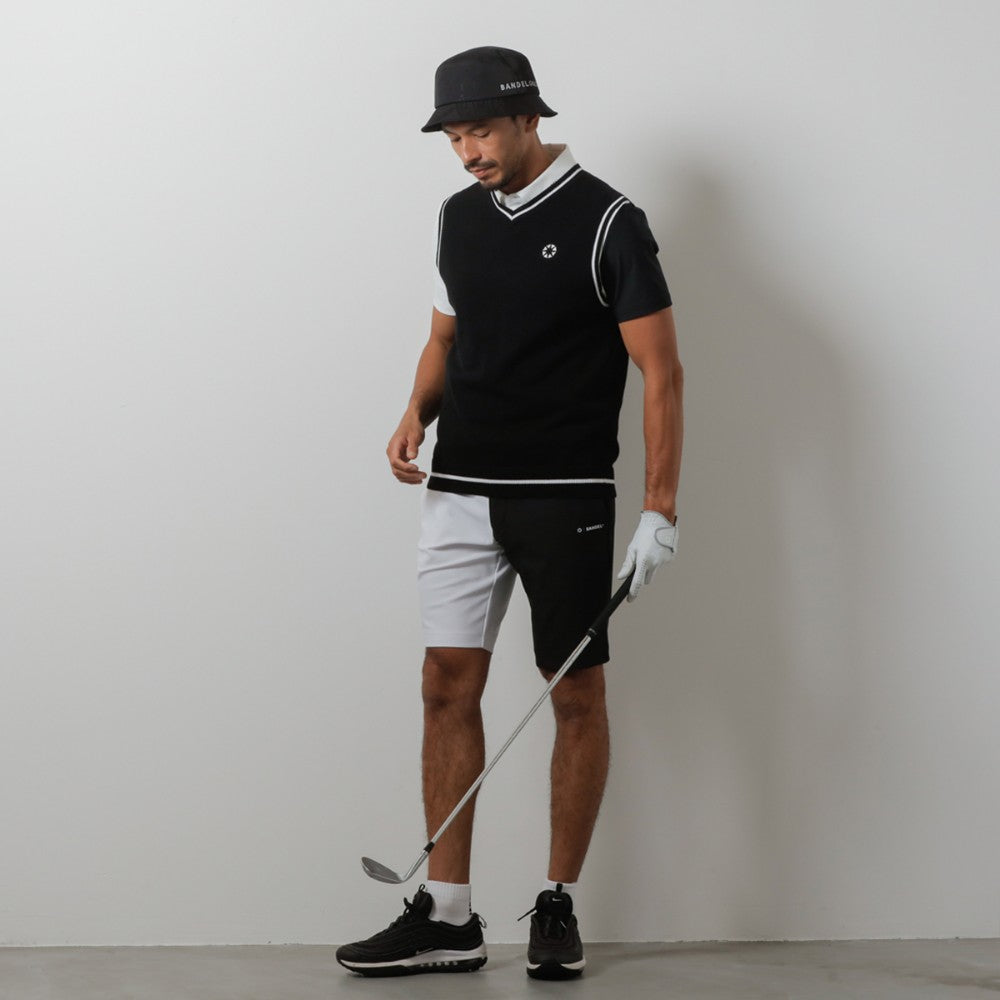BANDEL GOLF バンデルゴルフ ベスト BASIC V NECK KNIT VEST BGI-3SBKV BLACK ブラック