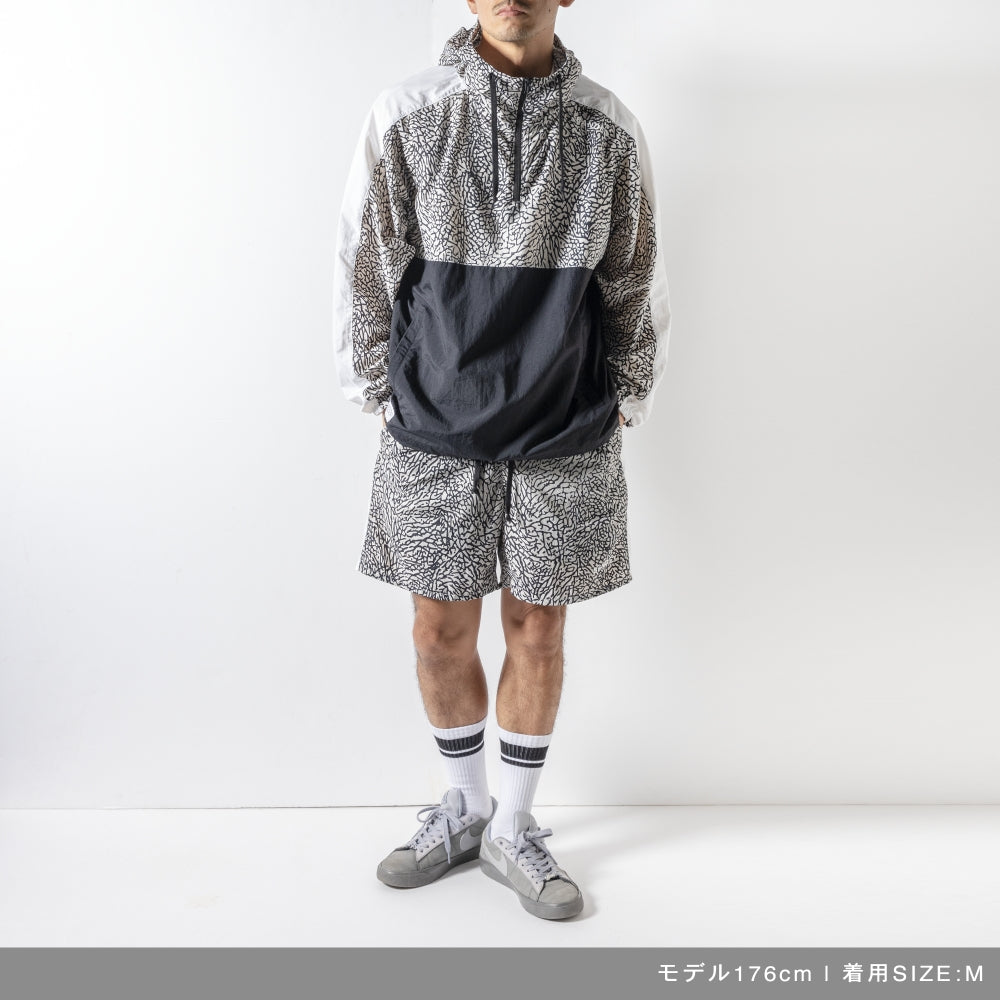 BANDEL バンデル NYLON ANORAK HOODIE ハーフジップフーディー BNS-3SAHD ELEPHANT エレファント