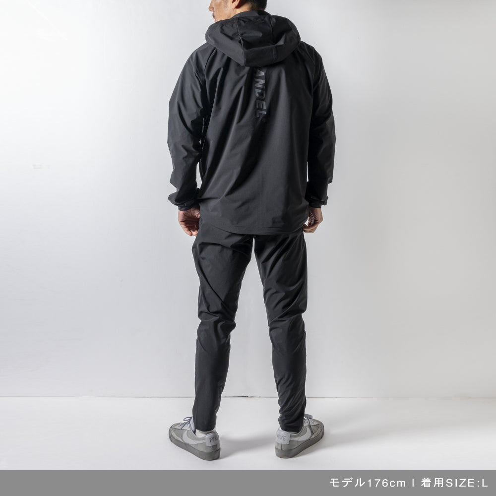 BANDEL バンデル ロングパンツ WATER REPELLENT STRETCH TAPERED PANTS BNS-3SPLP BLACK ブラック