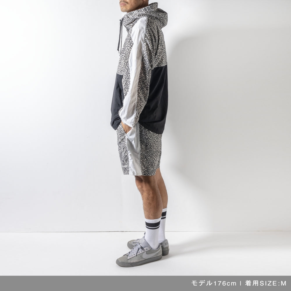 BANDEL バンデル NYLON ANORAK HOODIE ハーフジップフーディー BNS-3SAHD ELEPHANT エレファント