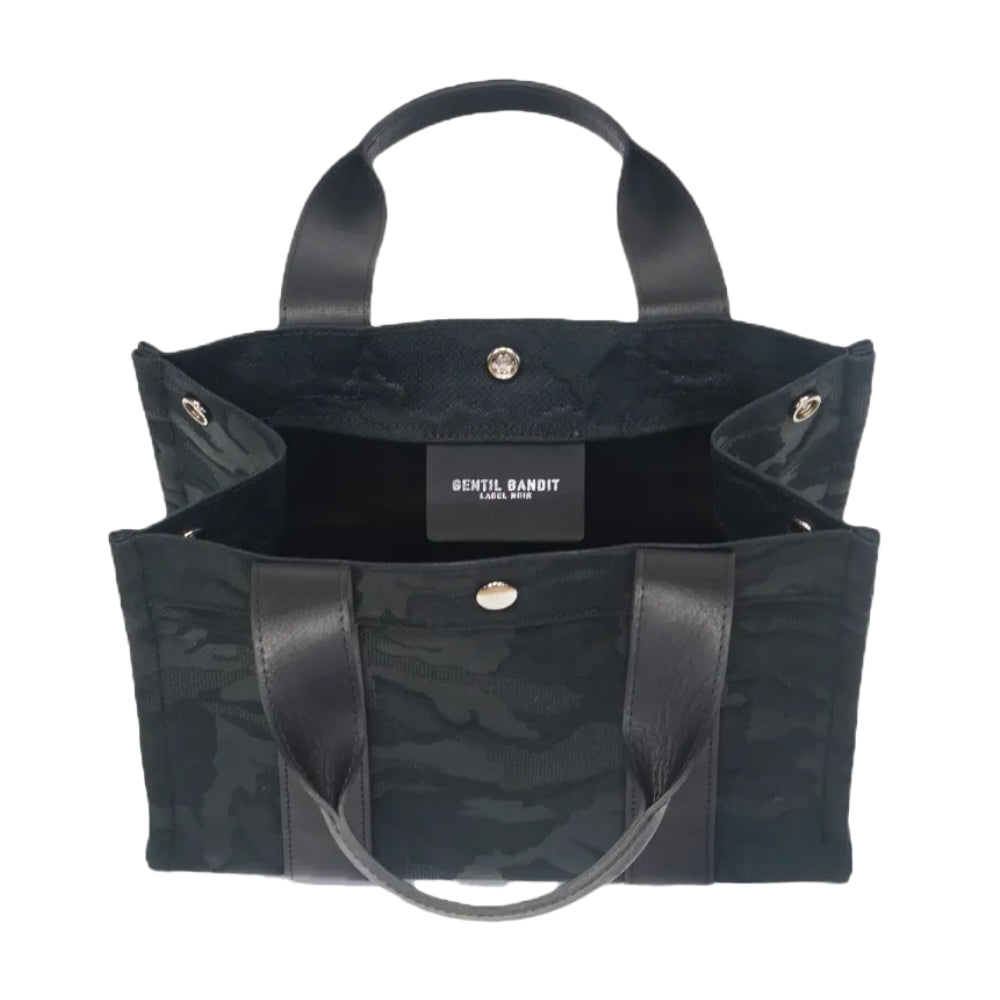 LABEL NOIR NO24-PM トートバッグ スクエア キャンバス / BLACK