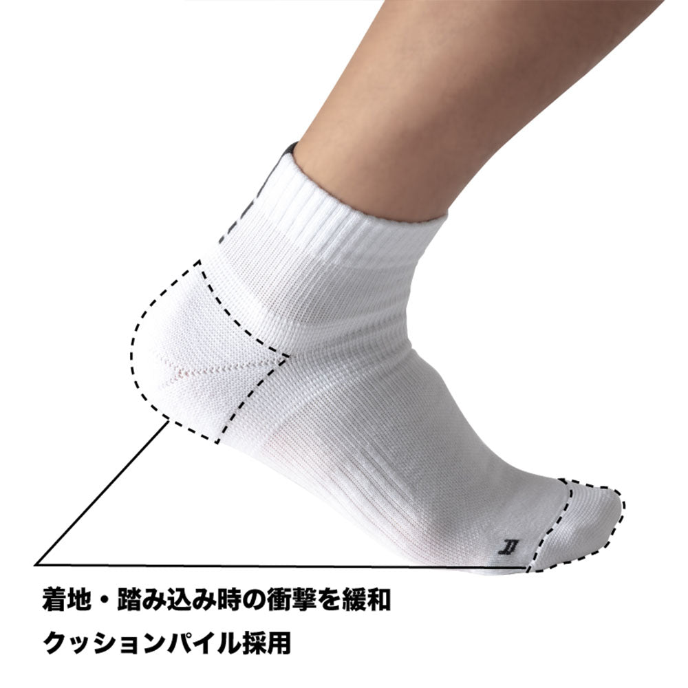 BANDEL バンデル コンプレッション ソックス COMPRESSION SOCKS SHORT BG-SK002 ホワイト
