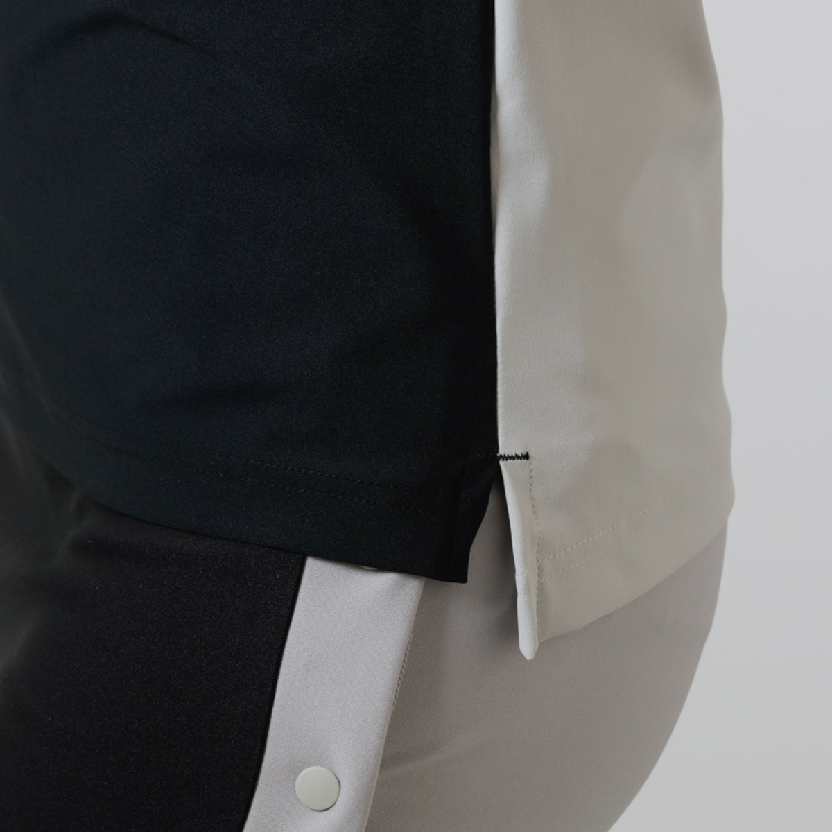 BANDEL GOLF バンデルゴルフ ポロシャツ WOMENS BASIC COMBINATION BGI-W3SCPL BLACK GREY ブラック グレー