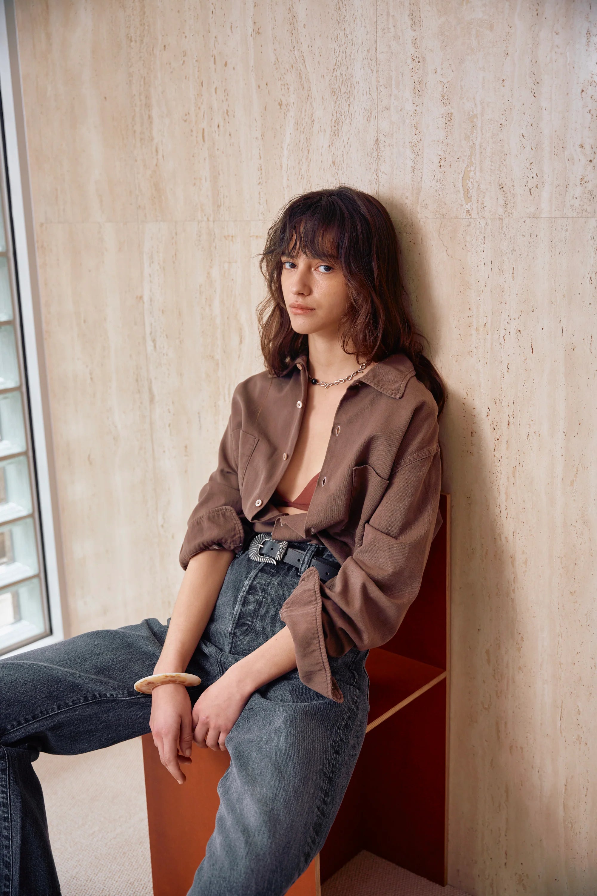 SILKNIZED TWILL REGULAR SHIRT