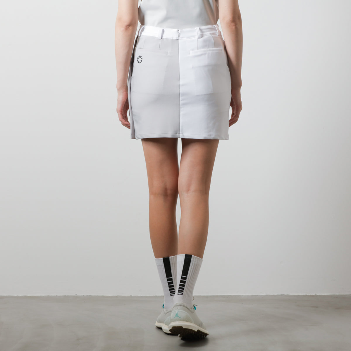BANDEL GOLF バンデルゴルフ スカート WOMENS BASIC COMBINATIONSKIRT BGI-W3SCSK WHITE GREY ホワイト グレー