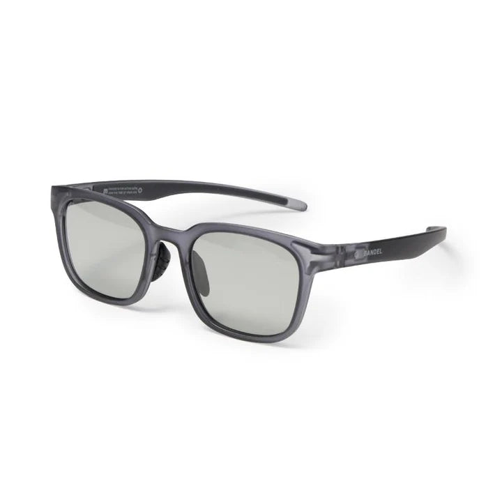 BANDEL GOLF バンデルゴルフ ELEBROU×BANDEL 偏光サングラス スクエア クリアブラックフレーム