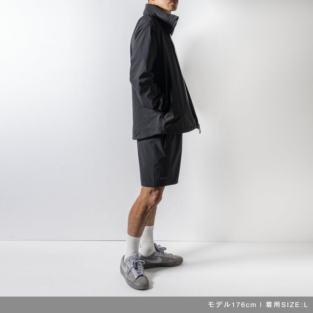 BANDEL バンデル フーディー WATER REPELLENT STRETCH HOODED BLOUSON BNS-3SPHD BLACK ブラック