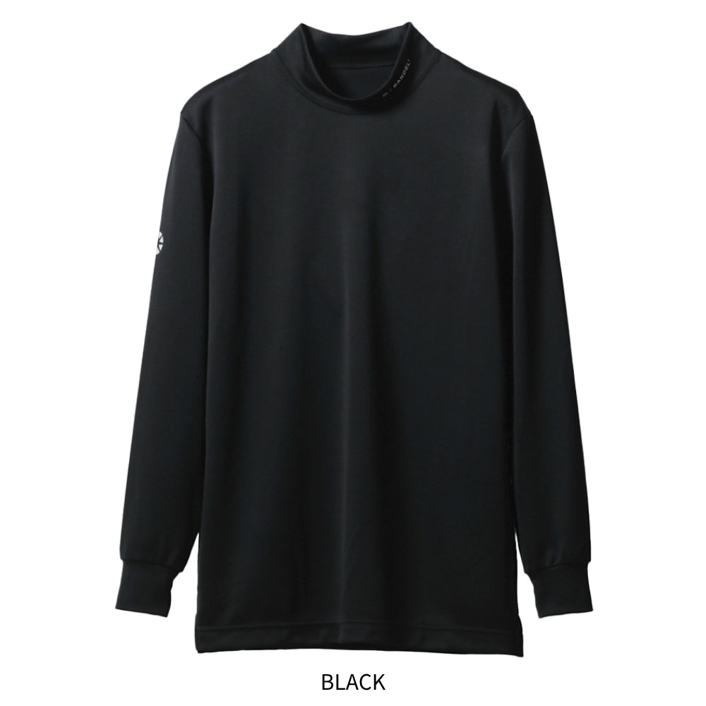 BANDEL GOLF バンデルゴルフ モックネック ロング BASIC L/S MOCK T SHIRTS BGI-BLSM BLACK ブラック