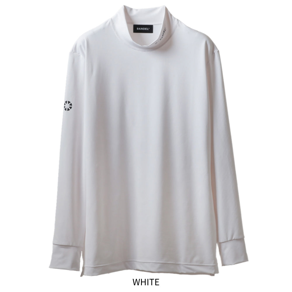 BANDEL GOLF バンデルゴルフ モックネック ロング BASIC L/S MOCK T SHIRTS BGI-BLSM WHITE ホワイト