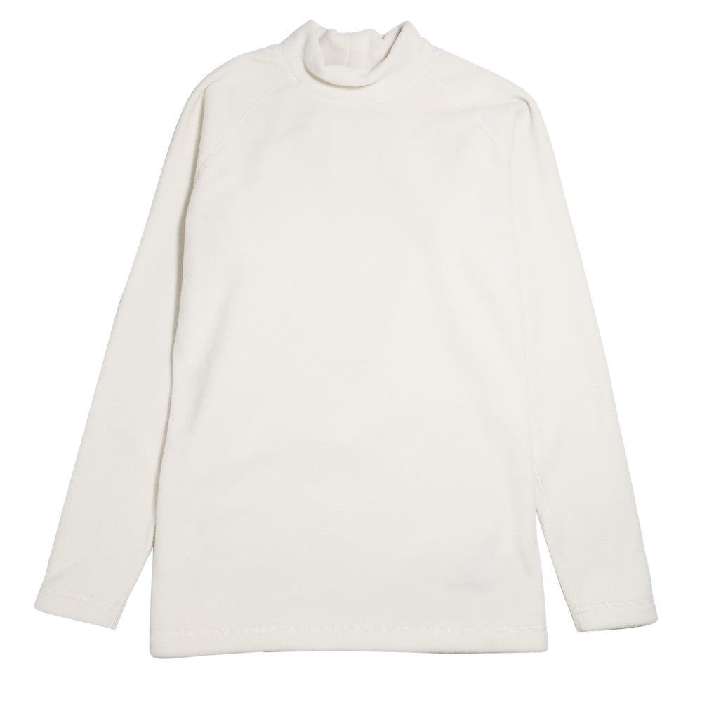 muta MARINE ムータマリン ロンT フリース切替モックネックプルオーバー MMMK-443180 WHITE