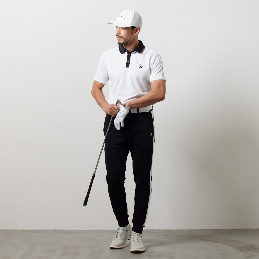 BANDEL GOLF バンデルゴルフ ポロシャツ BICOLOR S/S POLO SHIRTS BGI-3ABSPL WHTxBLK ホワイト ブラック
