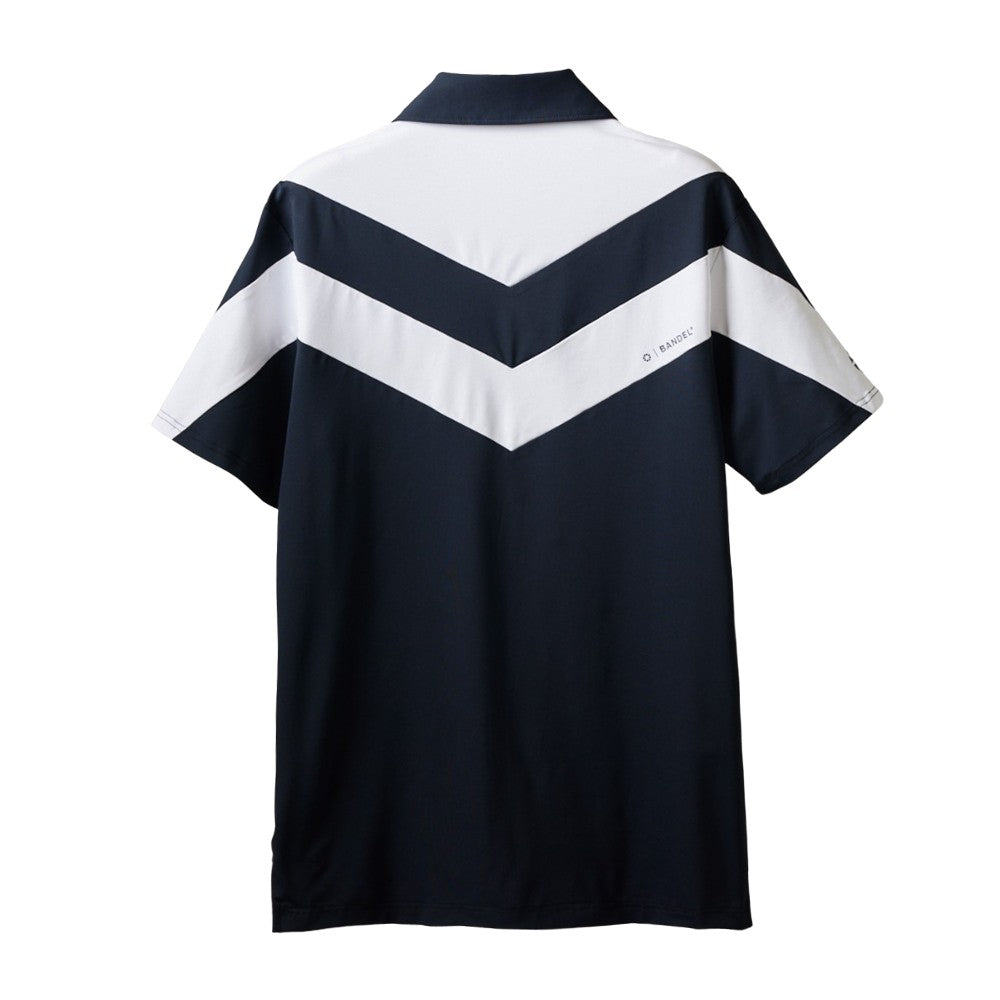 BANDEL GOLF バンデルゴルフ ポロシャツ V SWITCH S/S POLO SHIRTS BGI-3SVPL ブラック ホワイト