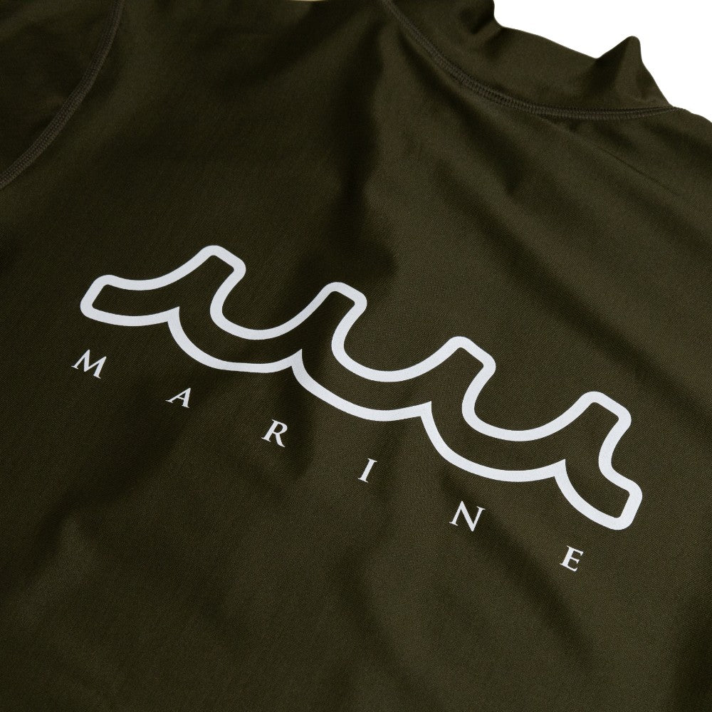 muta MARINE ムータマリン モックネックシャツ MMMK-446206 KHAKI