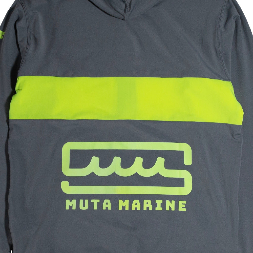 muta MARINE ムータマリン パーカー ラッシュパーカー (パネル) MMTK-435046 GREY