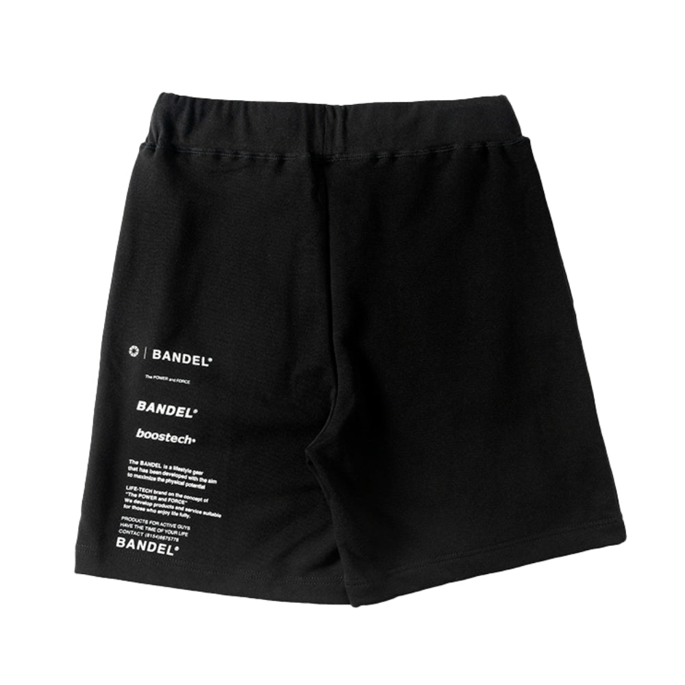 BANDEL バンデル ショートパンツ セットアップ VARIOUS LOGO SHORT PANTS SP008 BLACK ブラック