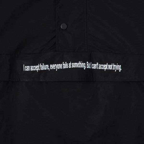 XXIII COTTON ANORAK JACKET BLACK