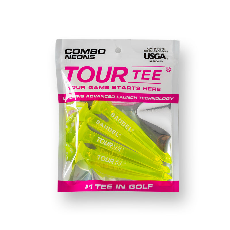 TOURTEE LONG 4 pieces set BG-TTL01-4 ツアーティー ロング 4本 特殊ラバー加工 / Neon Yellow