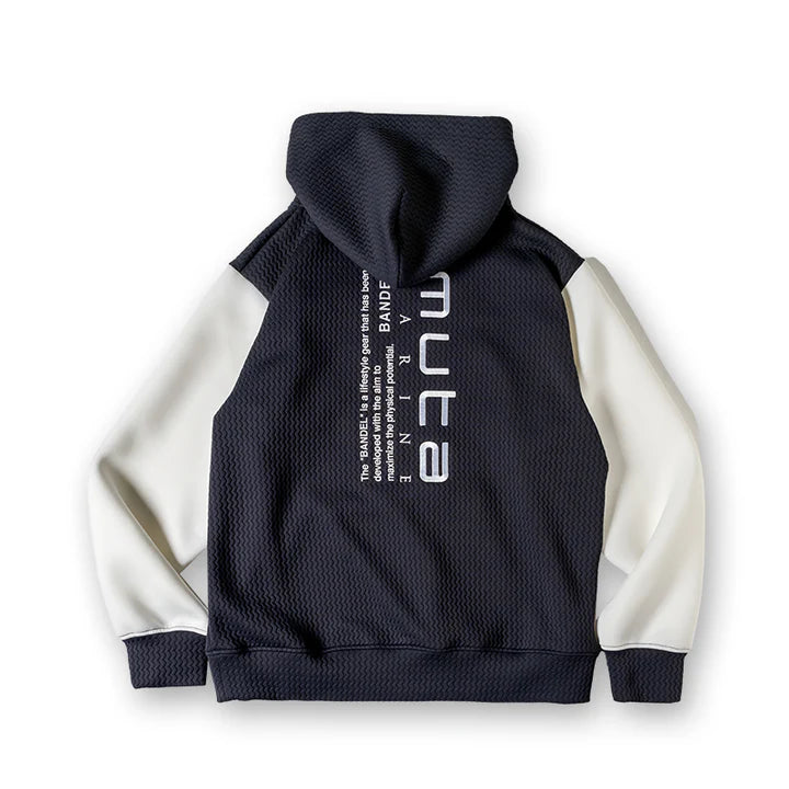BANDEL×muta BICOLOR PULLOVER HOODIE