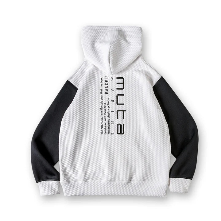 BANDEL×muta BICOLOR PULLOVER HOODIE