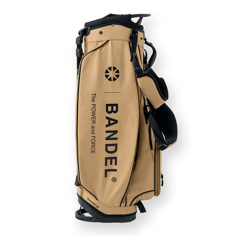 BANDEL × elitegrips D-Type 9.5inch キャディバッグ BGE-6SCB スタンド仕様 軽量 / BEIGE