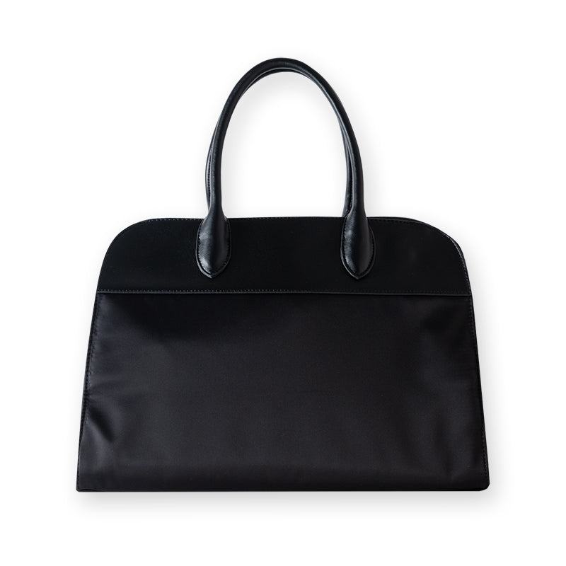 LEATHER HANDLE BOSTON BAG BGJ-5SLHBB ボストンバッグ レザー 本革 / BLACK