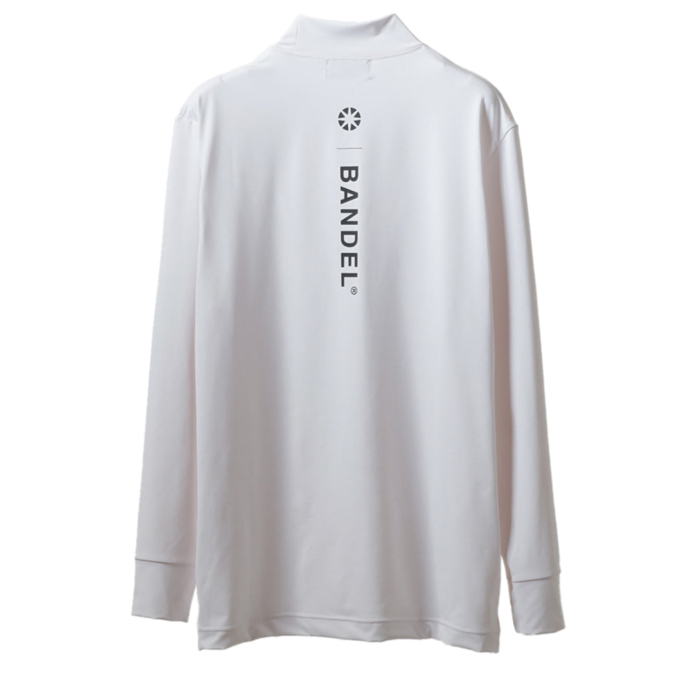 BANDEL GOLF バンデルゴルフ モックネック ロング BASIC L/S MOCK T SHIRTS BGI-BLSM WHITE ホワイト