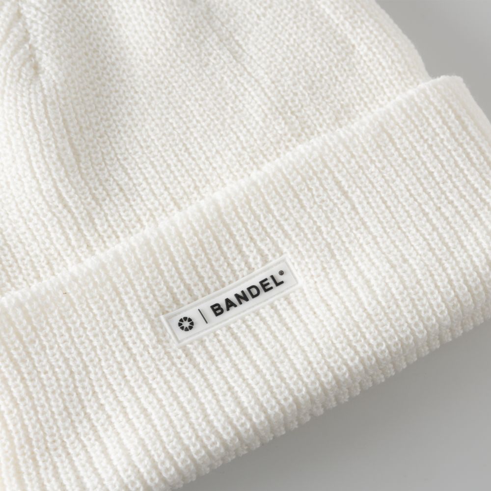 BANDEL バンデル ビーニー BANDEL LOGO BEANIE BG-LGBN ニット帽 WHITE ホワイト