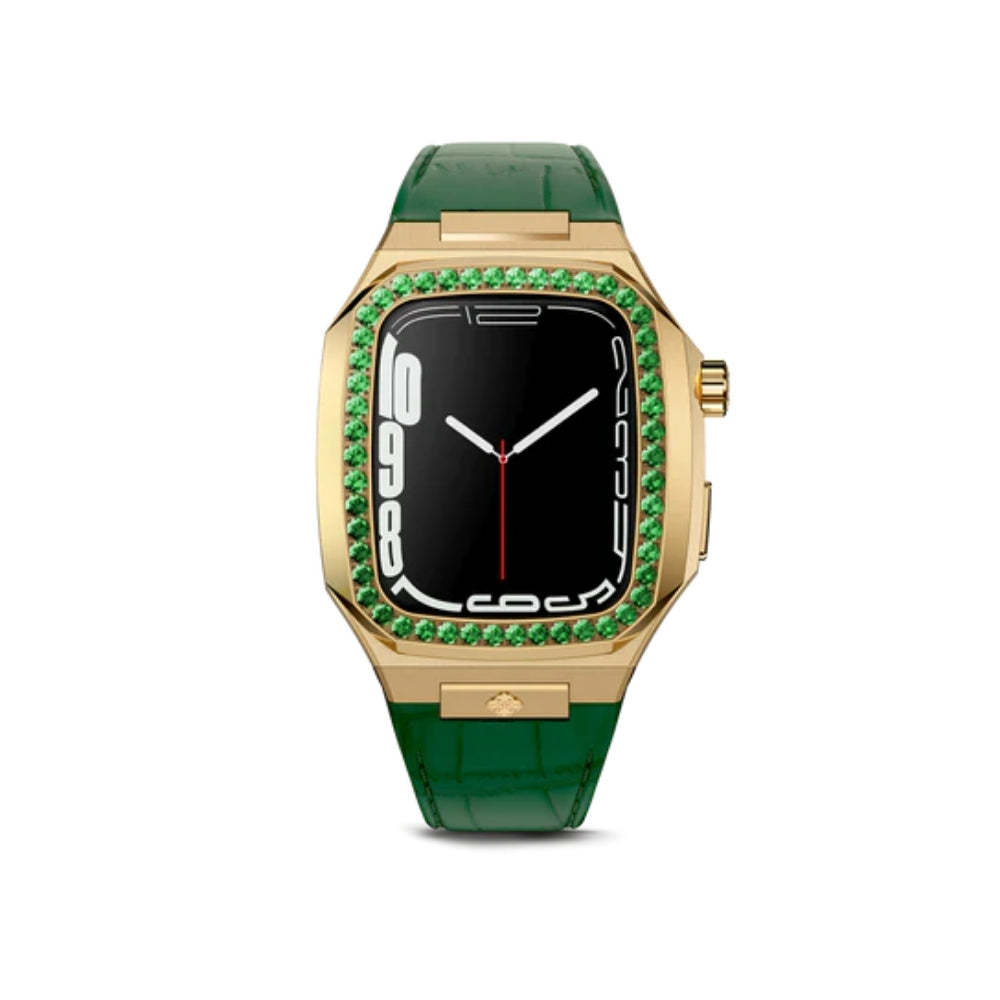 GOLDEN CONCEPT ゴールデンコンセプト Apple Watch 7/8/9 Case-CLD41GOLD GREEN ゴールド グリーン