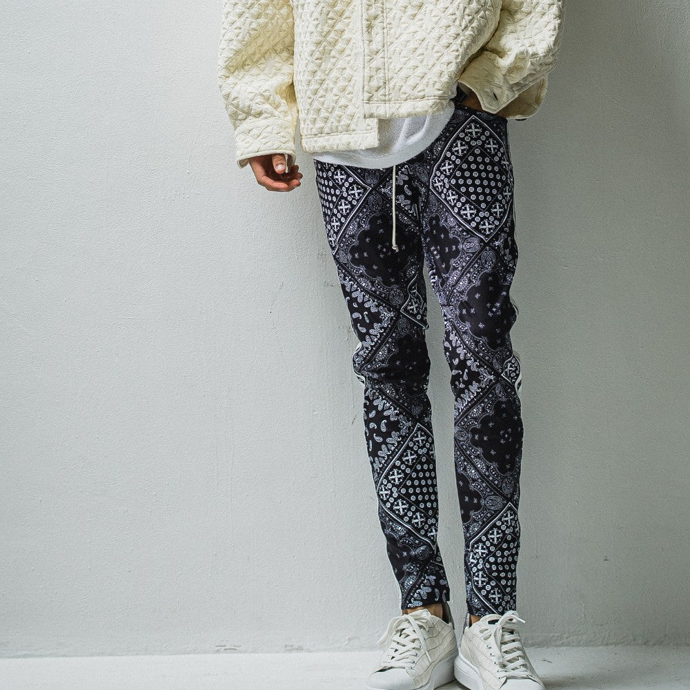 RESOUND CLOTHING リサウンド クロージング パンツ Blind LINE PT2 RC27-ST-008-2 BANDANA BK
