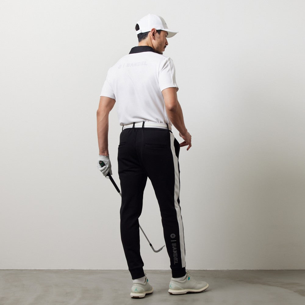 BANDEL GOLF バンデルゴルフ ポロシャツ BICOLOR S/S POLO SHIRTS BGI-3ABSPL WHTxBLK ホワイト ブラック