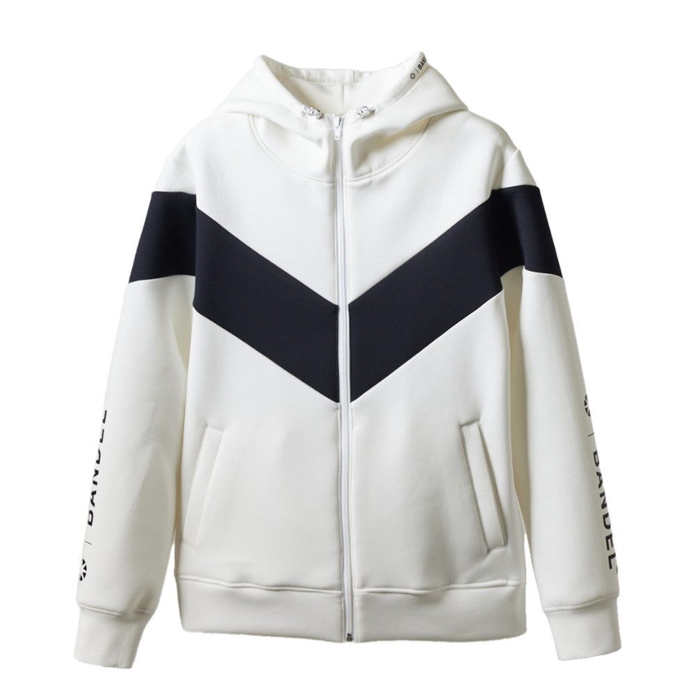 BANDEL GOLF バンデルゴルフ ジップパーカー V SWITCH FULL ZIP PARKA BGI-3AVZPK WHTxBLK ホワイト ブラック