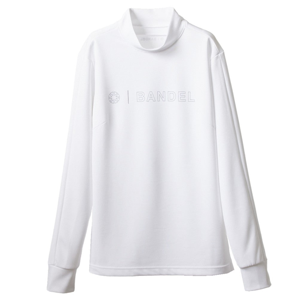 BANDEL GOLF バンデルゴルフ モックネック Tシャツ ロング WOMENS BICOLOR L/S MOCK BGI-W3ABLMC ALL WHITE ホワイト