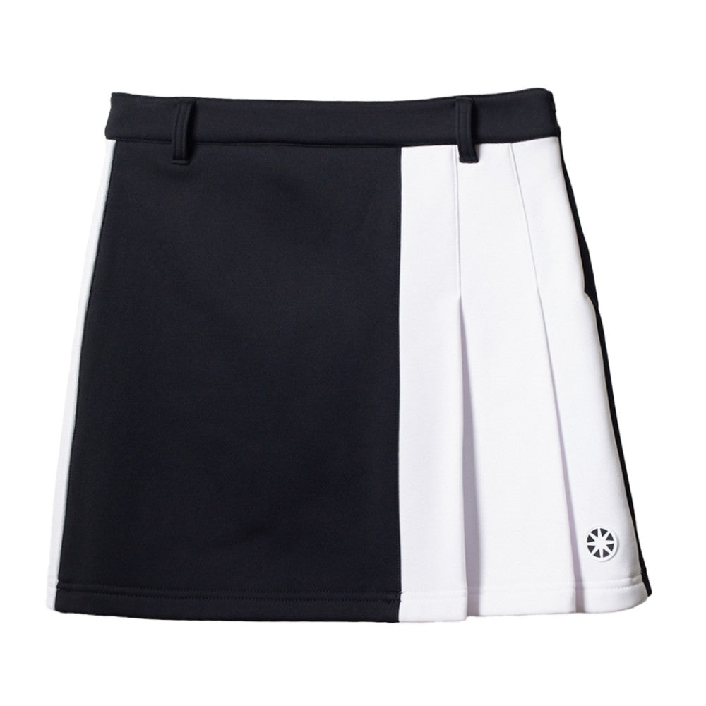 BANDEL GOLF バンデルゴルフ スカート WOMENS BICOLOR PLEATS SKIRT BGI-W3ABPSK BLACK WHITE ブラック ホワイト